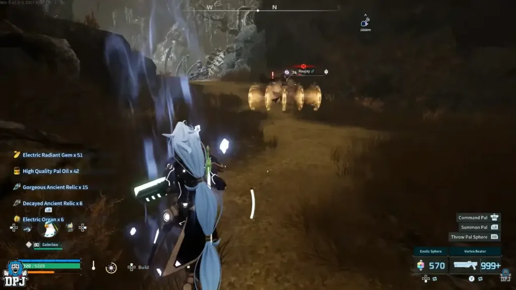 Ancient Relic Recycler machine in a powered Palworld base