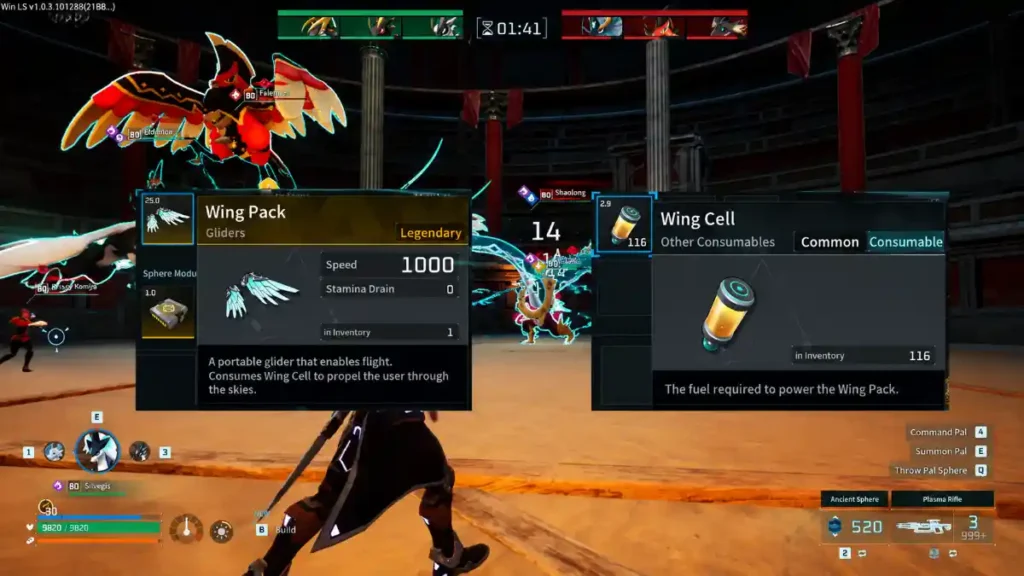 Best gear and ammo prepared for a Palworld Arena match