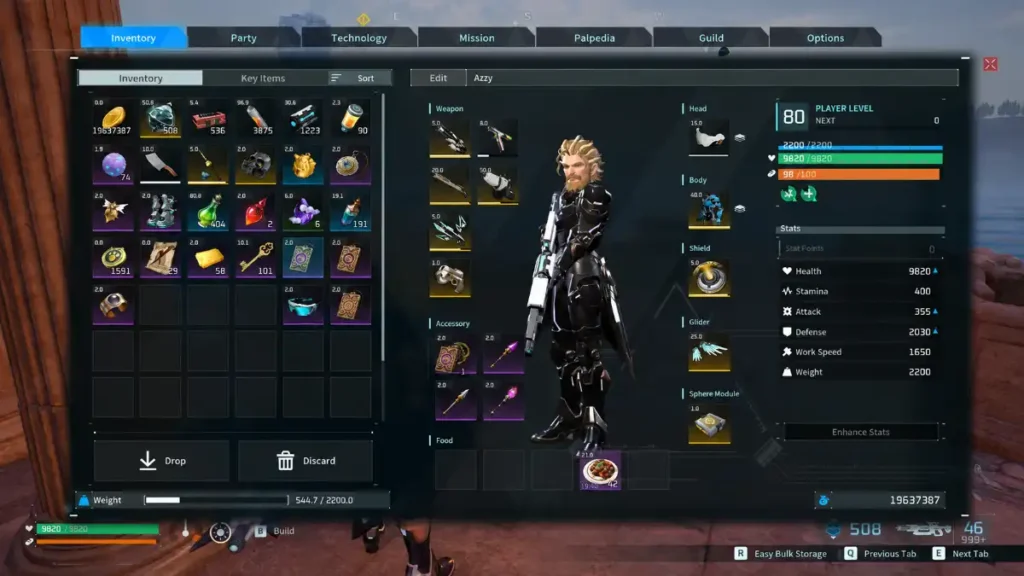 Best weapons and equipment for Palworld Arena Legend Rank battles
