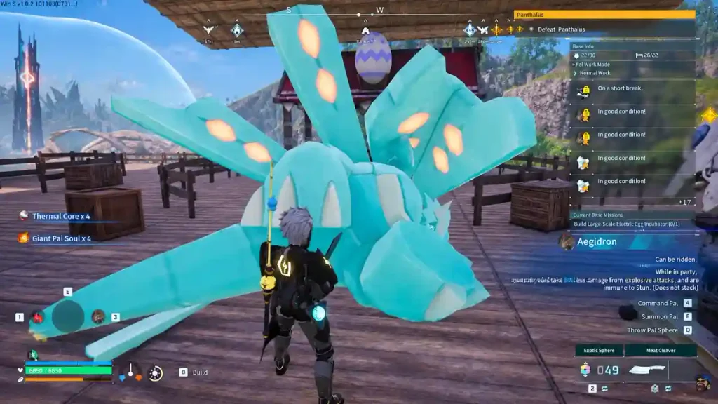 Splatterina Meat Cleaver reward bonus in Palworld