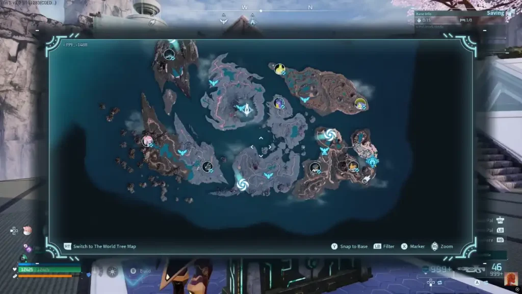 Sunreach gold chest route for Palworld Legendary Schematics