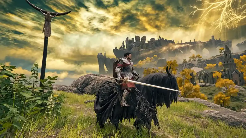 Torrent wearing new horse armor in Elden Ring