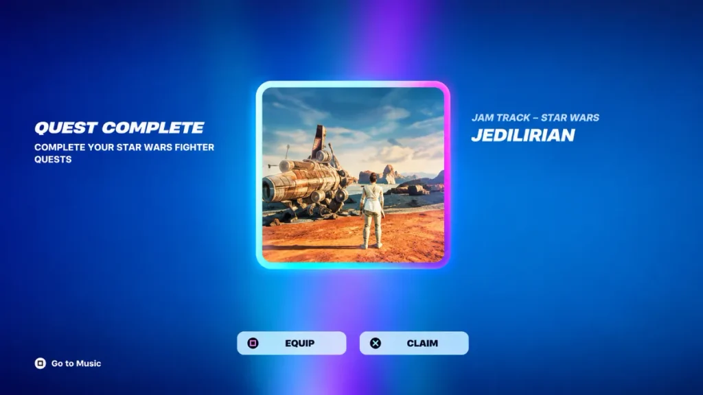 HeliMan Jam Track reward in the Fortnite Locker
