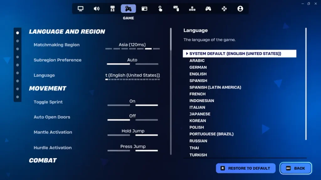  Fortnite quests and competitive events menu