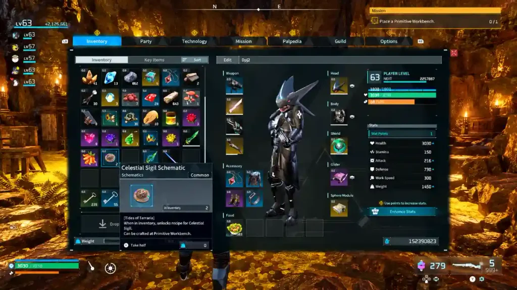 Celestial Sigil placed in a Summoning Altar to start the Moon Lord raid