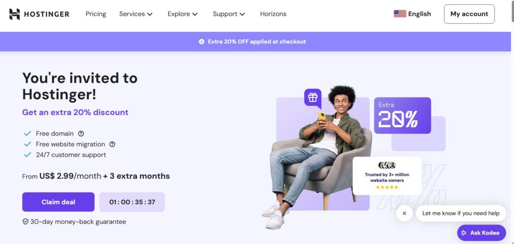 Hostinger Coupon Code