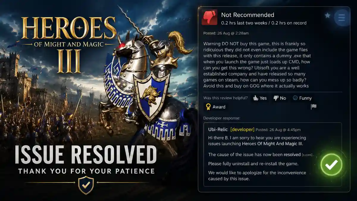 Ubisoft Apologizes After Heroes