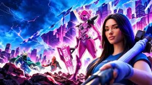 Satin Angel Madison skin from the Fortnite Madison Beer Icon Cup