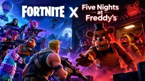 Fortnite x Five Nights at Freddy’s crossover featuring FNAF skins